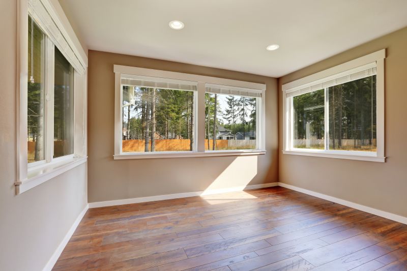 Bedroom with Double-Hung Windows